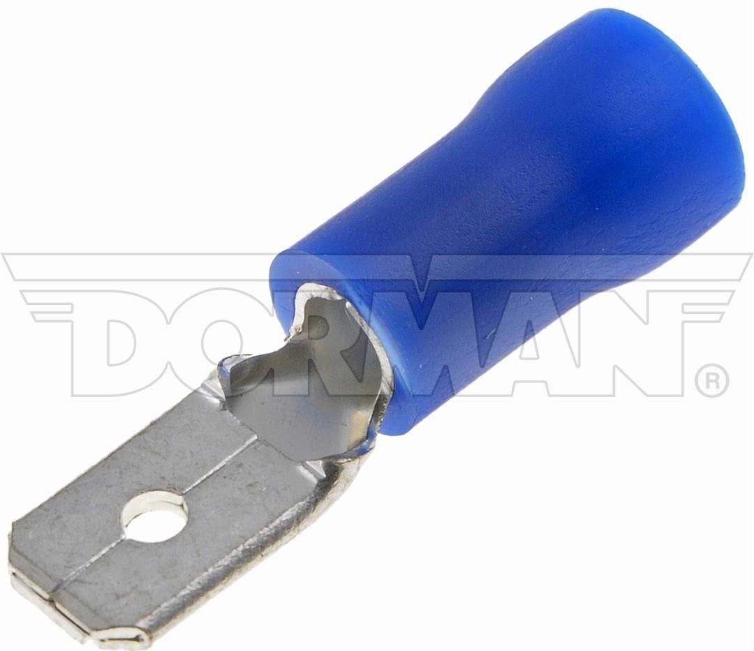 Dorman 86427: 16-14 Gauge Male Disconnect.187 In, Blue
