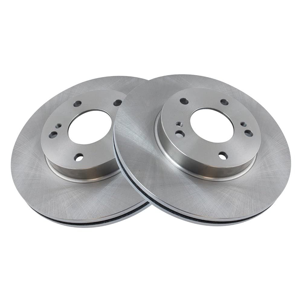 Trq Front Brake Rotors Set Vented Compatible With 1996-1999 Infiniti I30 1989-1999 Nissan Maxima