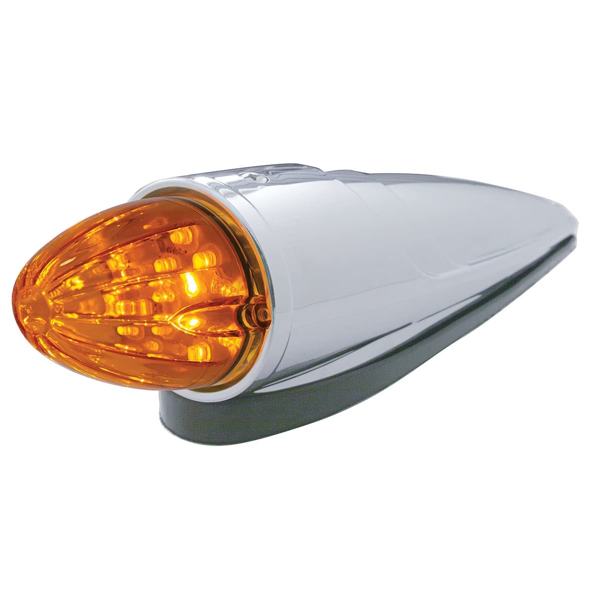 United Pacific 39962 19Led Polycarbonate Watermelon Lens Cab Light Kit, Grakon 1000 Style, Plastic Construction - Amber Led/Ambe