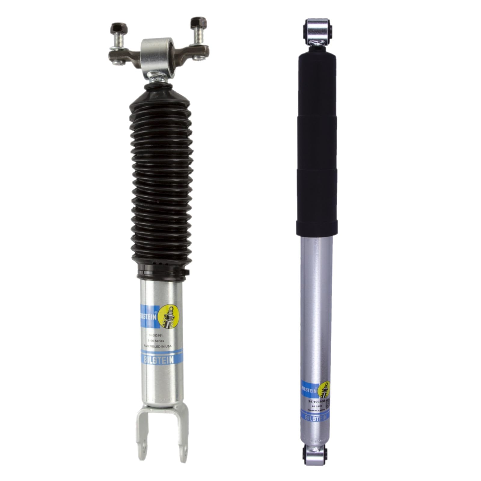 Bilstein 24-196468 24-253161 Set Of Front & Rear Monotube Shocks Fits 2011 2024 Silverado Sierra 2500 3500 Hd With 1.5'' Front L