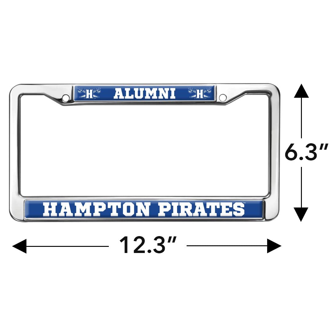 GRAPHICS & MORE Hampton University Alumni Metal License Plate Frame - Full Size, OneSize, Durable Metal