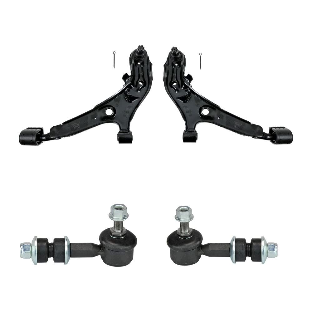 Trq Front Suspension Kit Control Arm With Ball Joint Sway Bar Stabilizer Link Compatible With 1993-1997 Nissan Altima