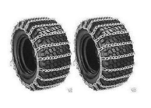 Welironly Pair 2 Link Tire Chains 24X12-12 For Kubota Lawn Mower Garden Tractor Rider,#Id(Theropshop; Tryk80271680558141