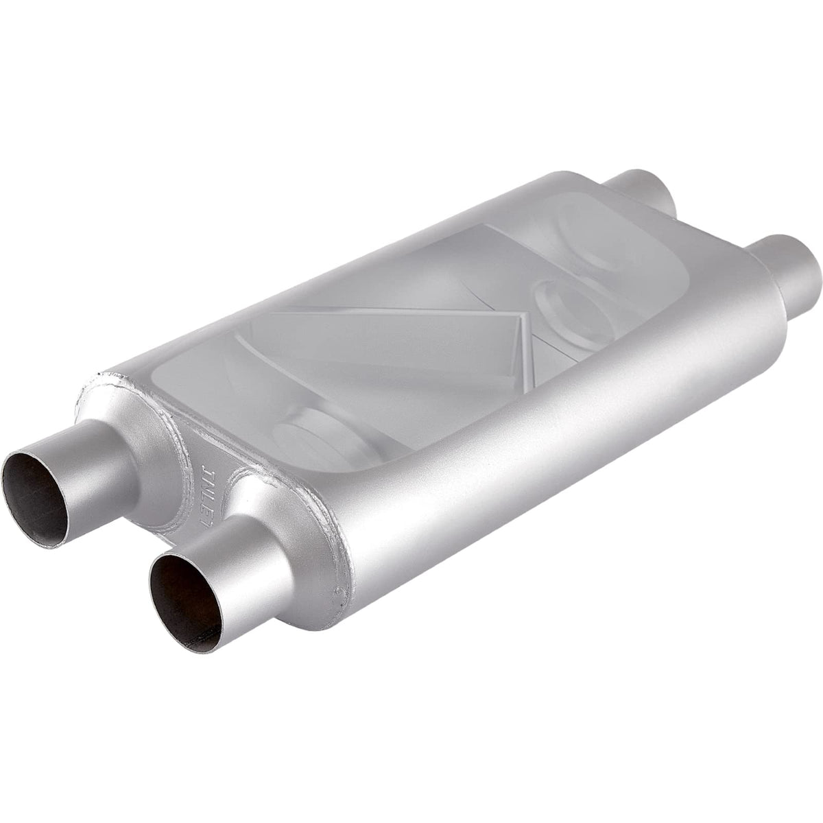 Universal Exhaust Muffler With Aggressive Sound, Anti-Corrosive Muffler, Chamber Performance Mufflers For Cars, Trucks(2.25'' Du