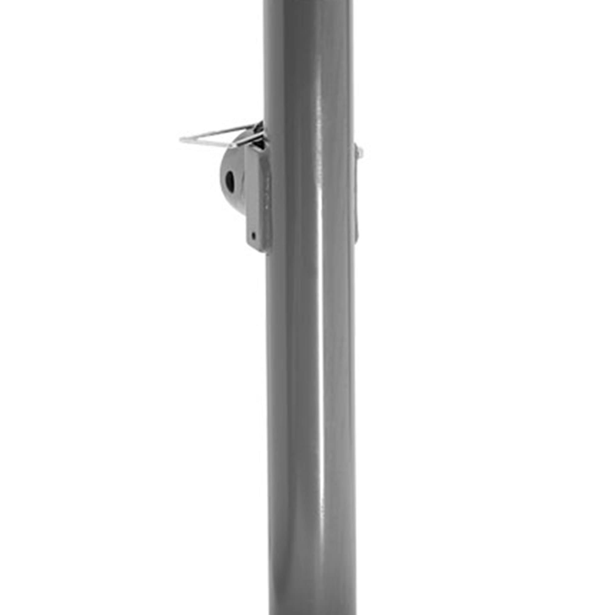 Bulldog Cases Bulldog Swivel Jack (Topwind, 15-Inch Travel, Weld-On Tubular Mount, 5000-Pound Lift Capacity, Includes Foot Plate)