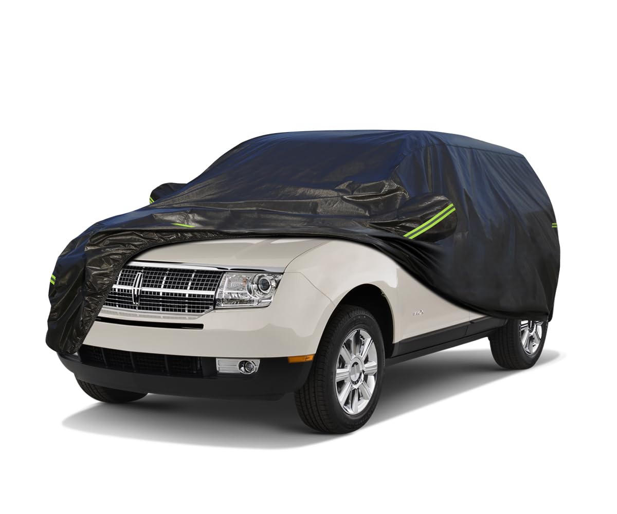 Koukou Waterproof Suv Car Cover Suitable For Lincoln Mkx From 2006 To 2025, 7 Layers Windproof All Weather Waterproof Outdoor Co