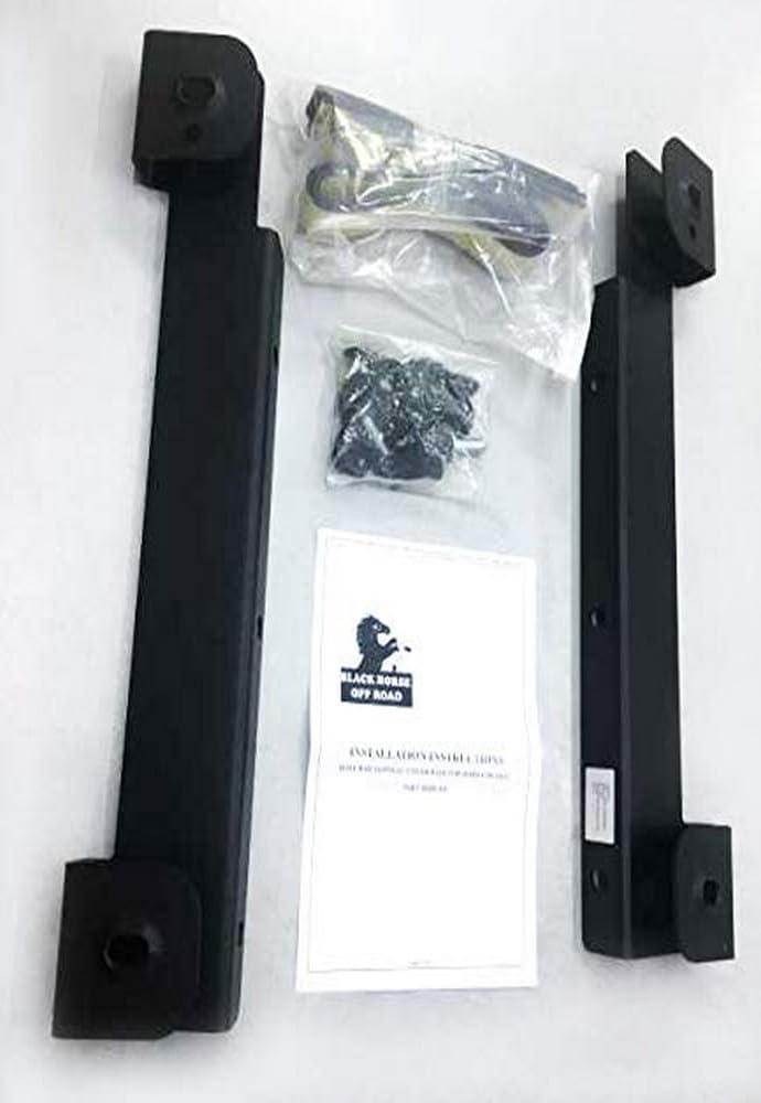 Black Horse Off Road Bracket Black Compatible With 2015-2020 Ford F-150|2019-2023 Ram 1500|2019-2023 Ram 2500|2019-2023 Ram 3500