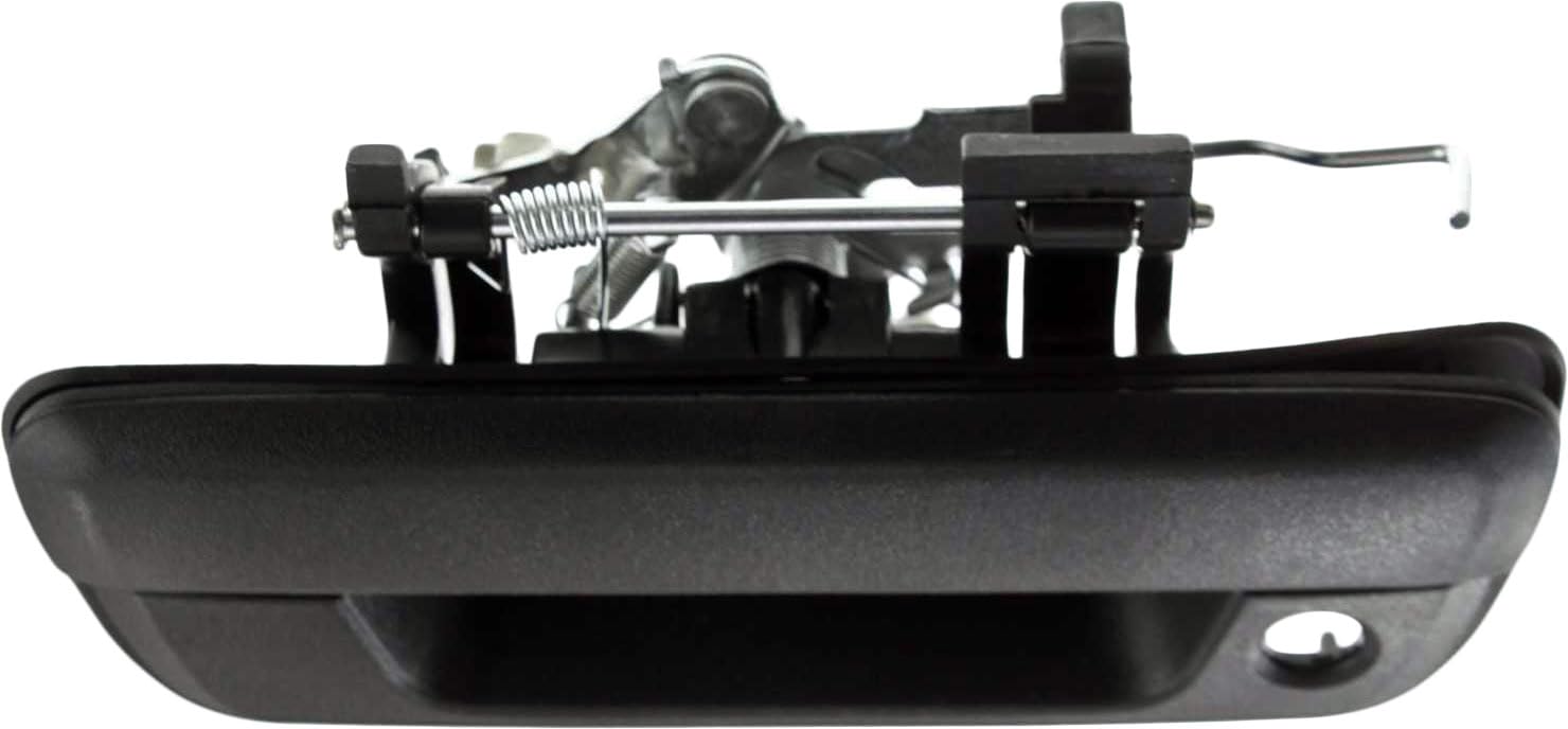 Evan Fischer Tailgate Handle Compatible with 2004-2012 GMC Canyon, Fits Chevrolet Colorado, Fits 2006 Isuzu i-280, i-350, Outside Textured Black Plastic with keyhole GM1915118