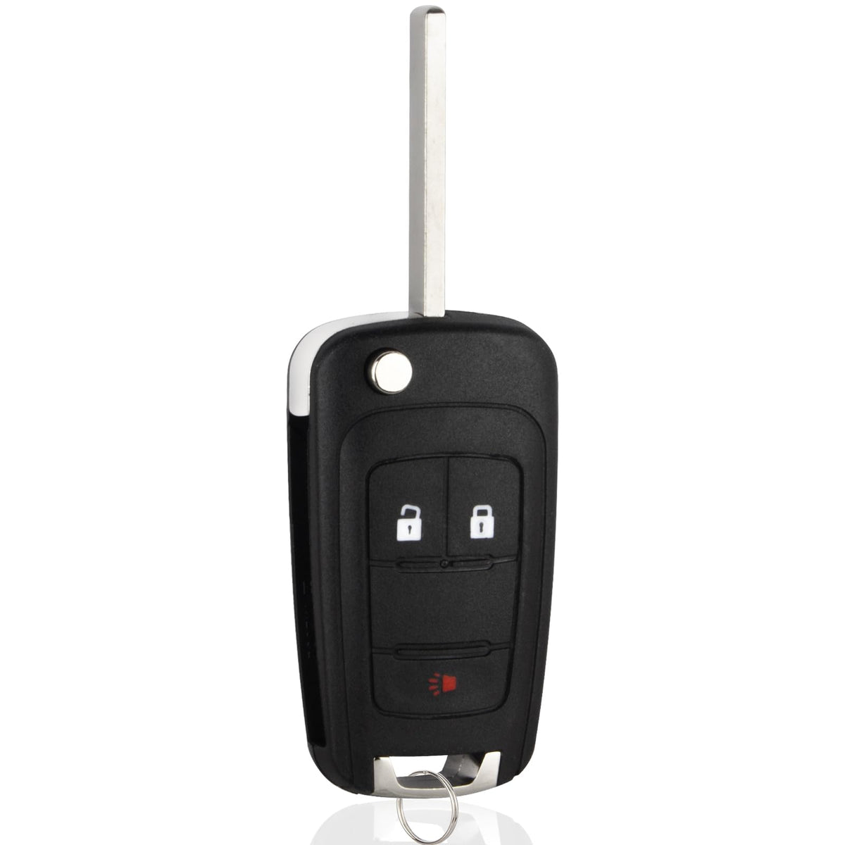 Car Key Fob Replacement for 2010-2017 Chevy Equinox/ Chevrolet Sonic/ GMC Terrain (OHT01060512) Flip Keyless Entry Remote (Set o
