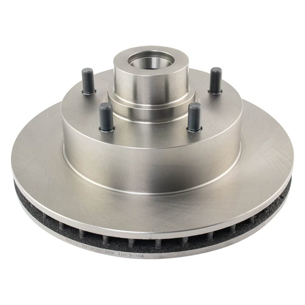 Trq Front Brake Rotors Set Vented Compatible With 1994 Dodge B150 1995-1997 B1500 B250 B2500 B350 B3500 1985-1989 D100 1985-1993