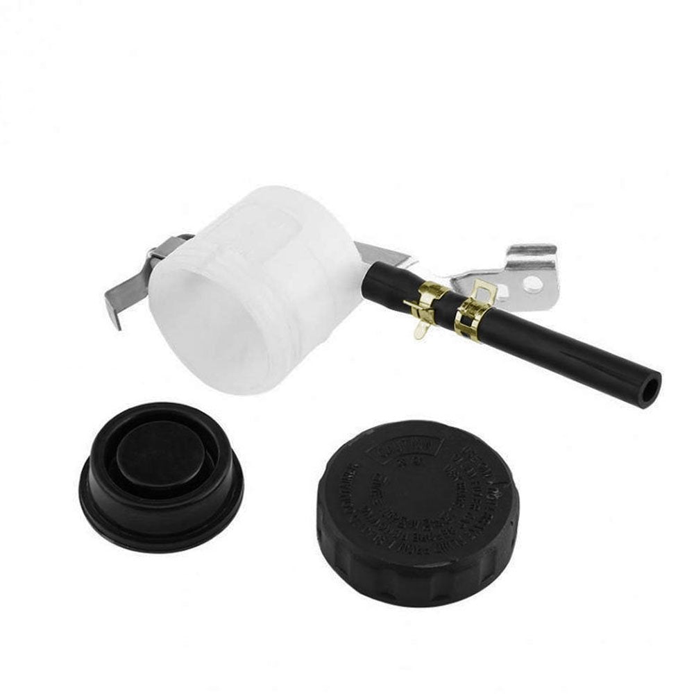 Motorcycle Front Brake Master Cylinder Brake Pump Tank Oil Cup Fluid Bottle Reservoir w/Bracket Aftermarket Part Compatible with