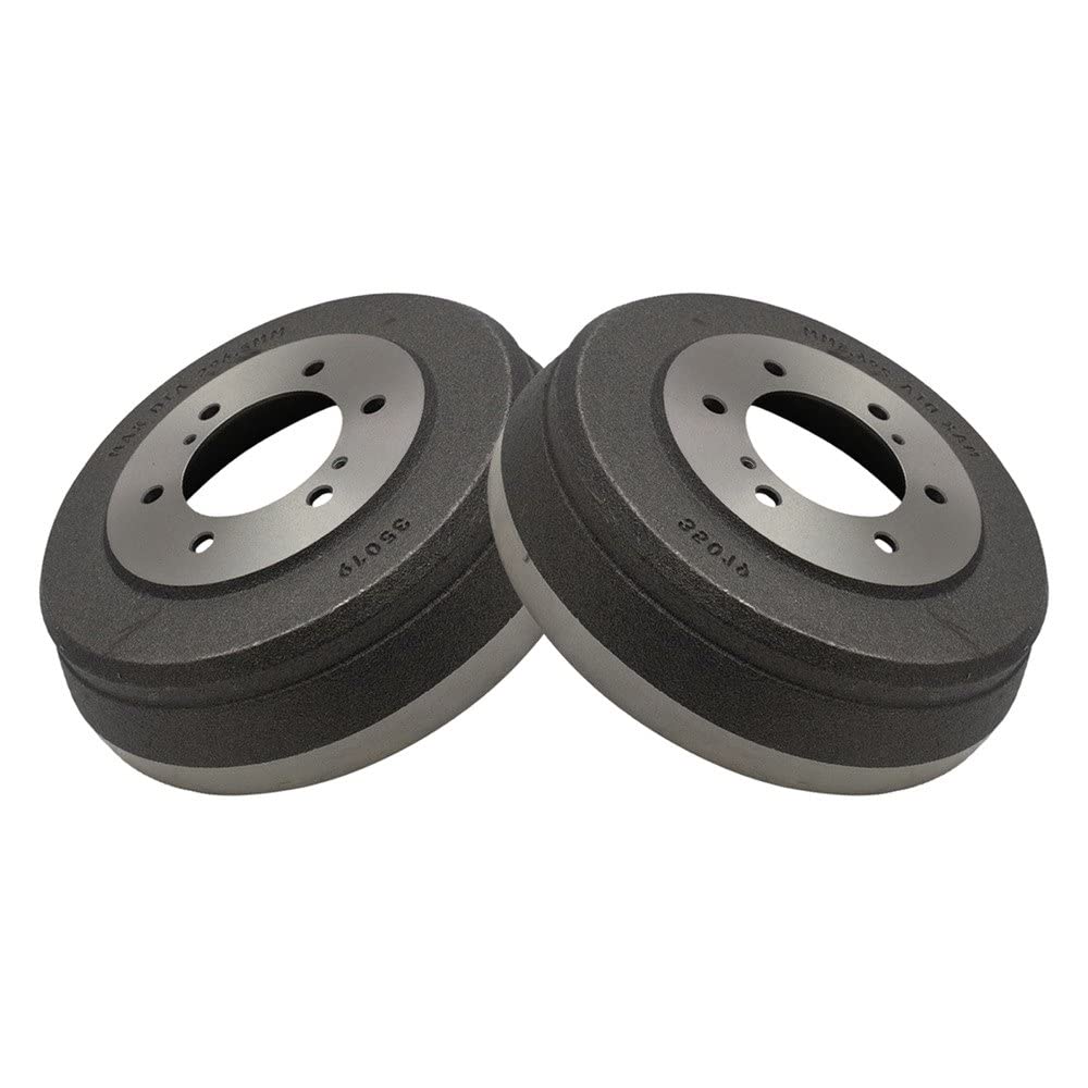Trq Rear Brake Drum Pair Set For 1991-1994 Nissan D21 Hardbody / 1998-2004 Nissan Frontier / 1996-2004 Nissan Pathfinder / 1995-