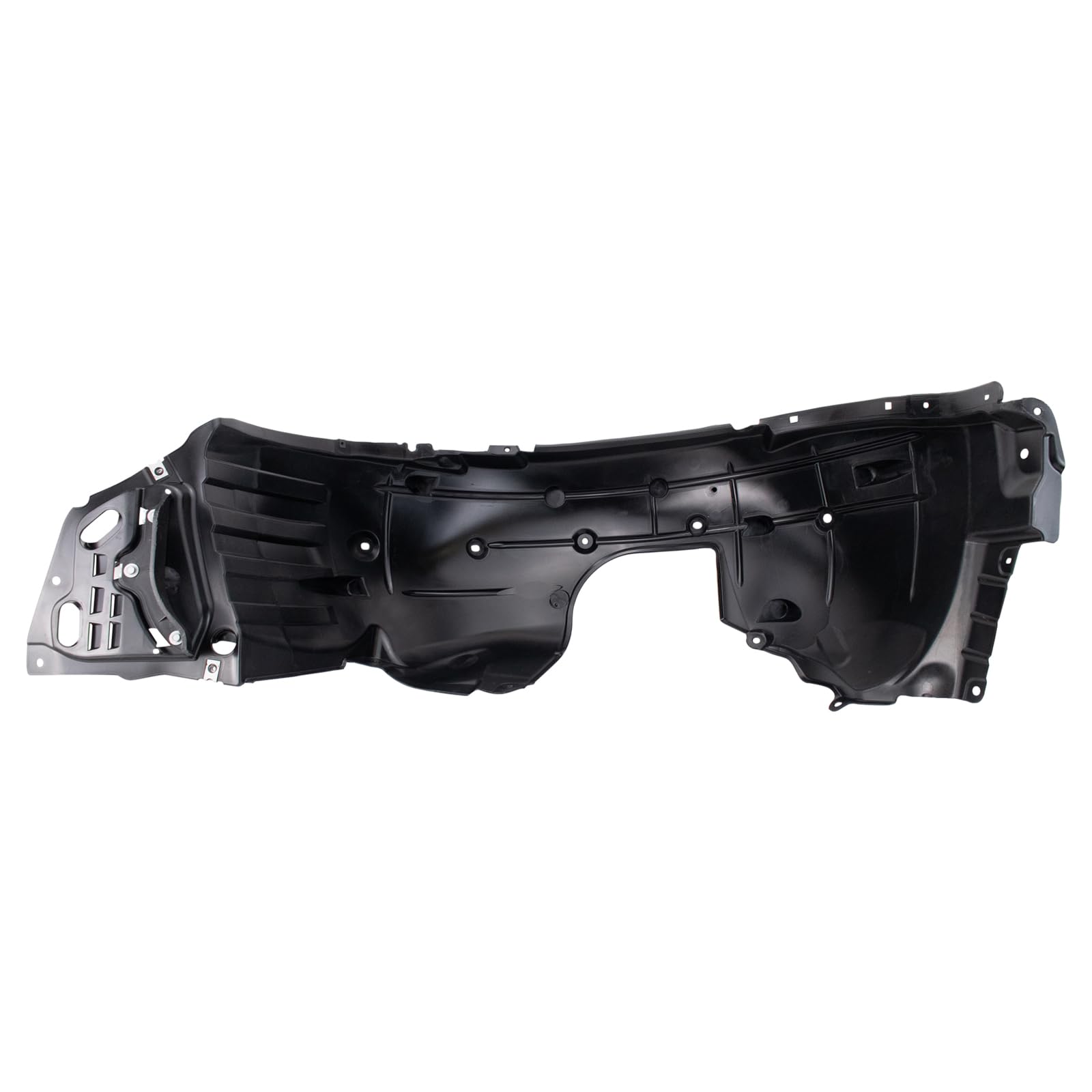 Trq Inner Fender Liner Set Compatible With 2017-2018 Honda Civic Ho1248158 Ho1249176
