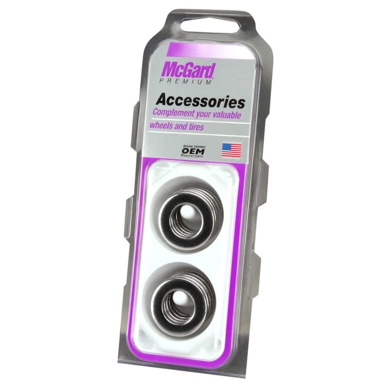 Mcgard 78713 Stainless Steel Cragar Center Hole Mag Washer - Pack Of 10,Silver