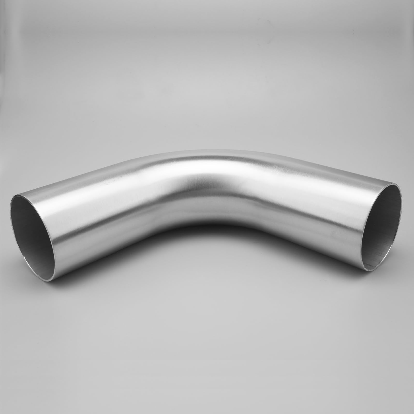 Ac Performance 3'' (76Mm) Od 90 Degree Aluminum Elbow Intercooler Pipe Air Intake Tube, 1.3D Radius, Brushed Finish