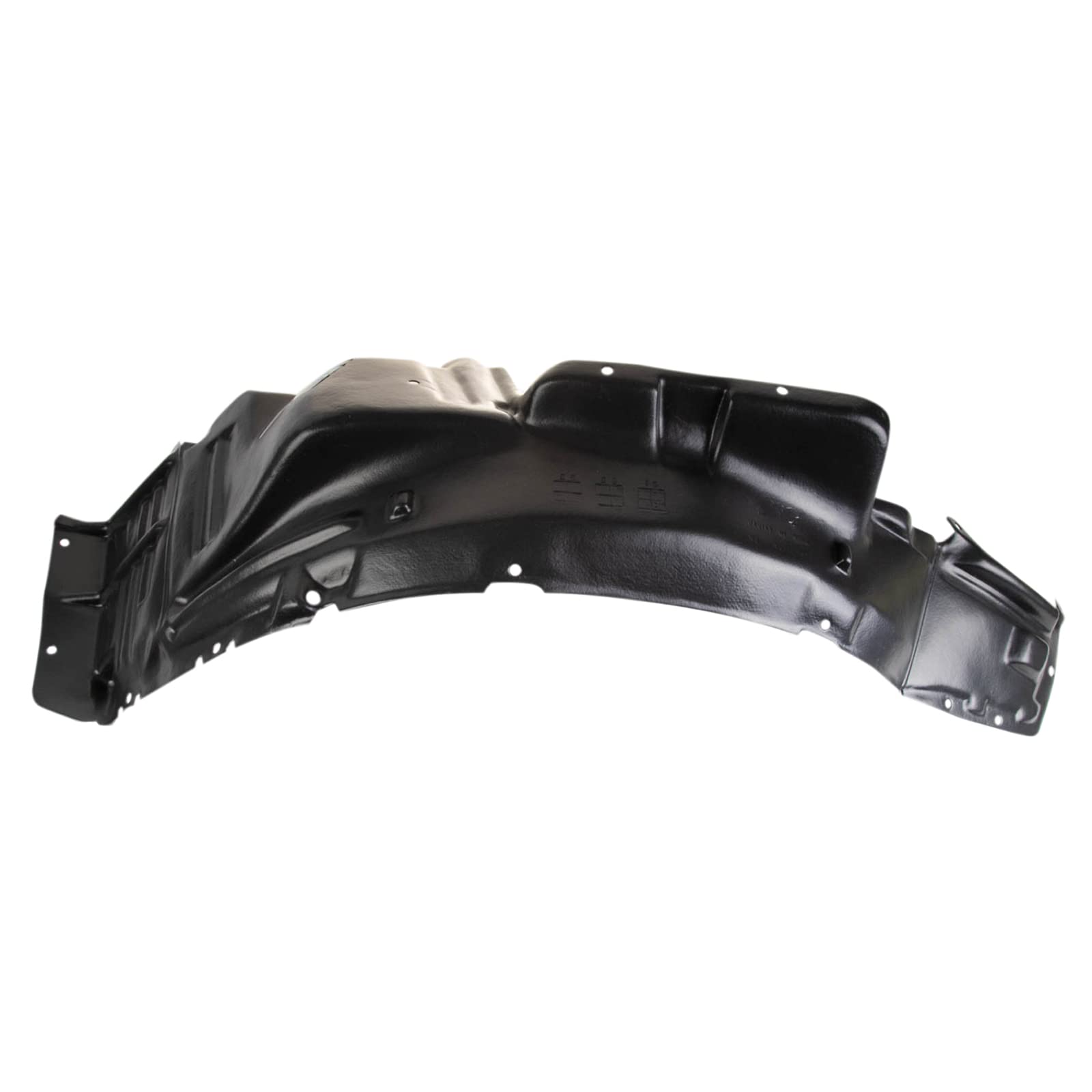 Trq Inner Fender Liner Set Compatible With 2004-2007 Mitsubishi Lancer Mi1250105 Mi1251105