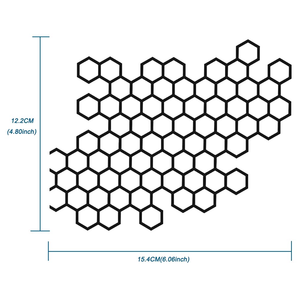 JSCARLIFE Car Hood Sticker, Self-Adhesive Vinyl Graphics Decals for Car/Truck, Universal Car Hood Body Side Rear Window Stickers