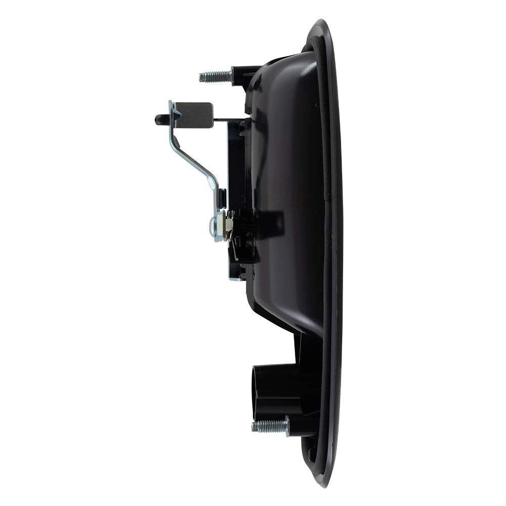 AutoandArt Brock Aftermarket Replacement Front Driver Left Outside Door Handle Textured Black Compatible with 1996-2022 Chevy Express