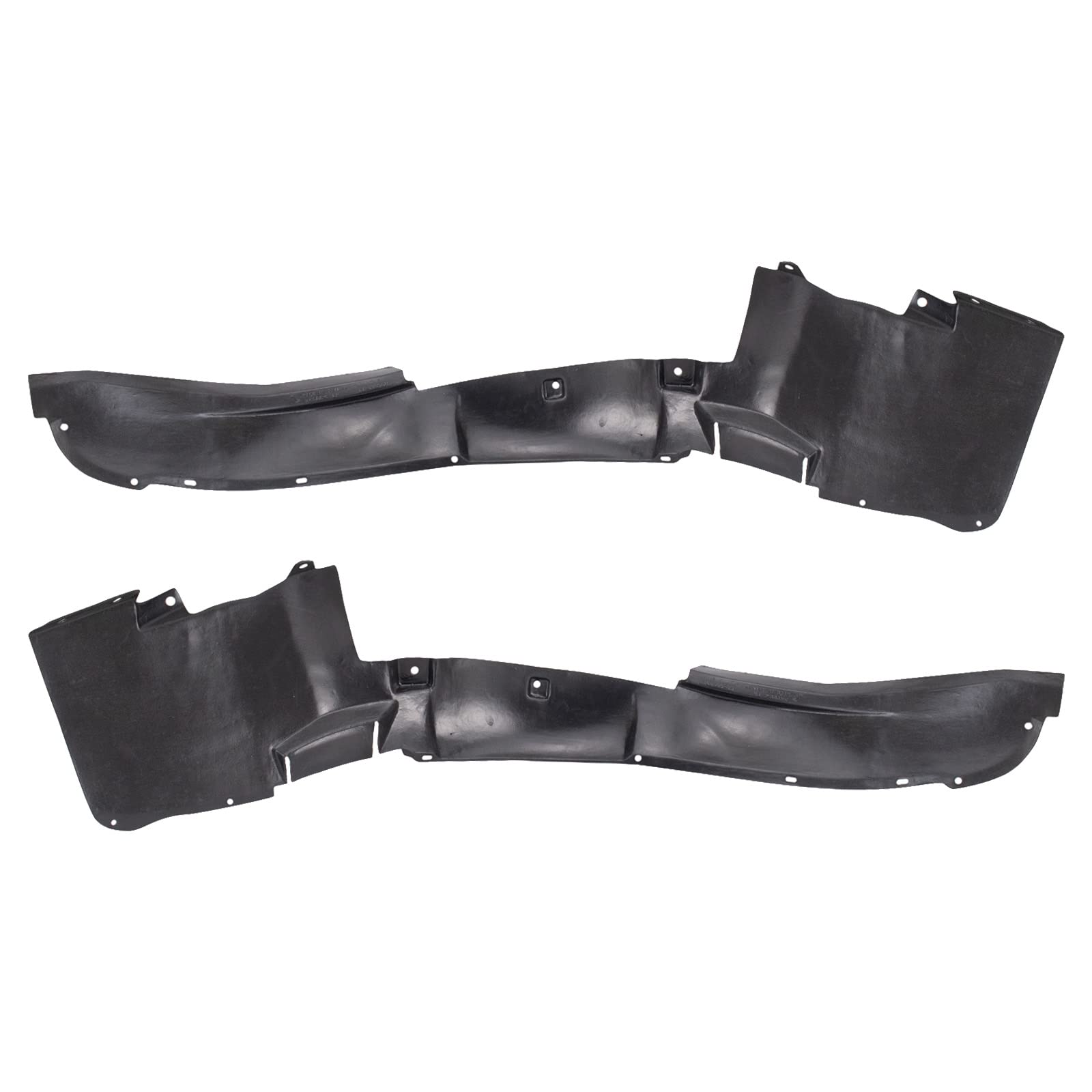 Trq Inner Fender Liner Set Compatible With 1995-1999 Dodge Neon Plymouth Ch1248101 Ch1249101