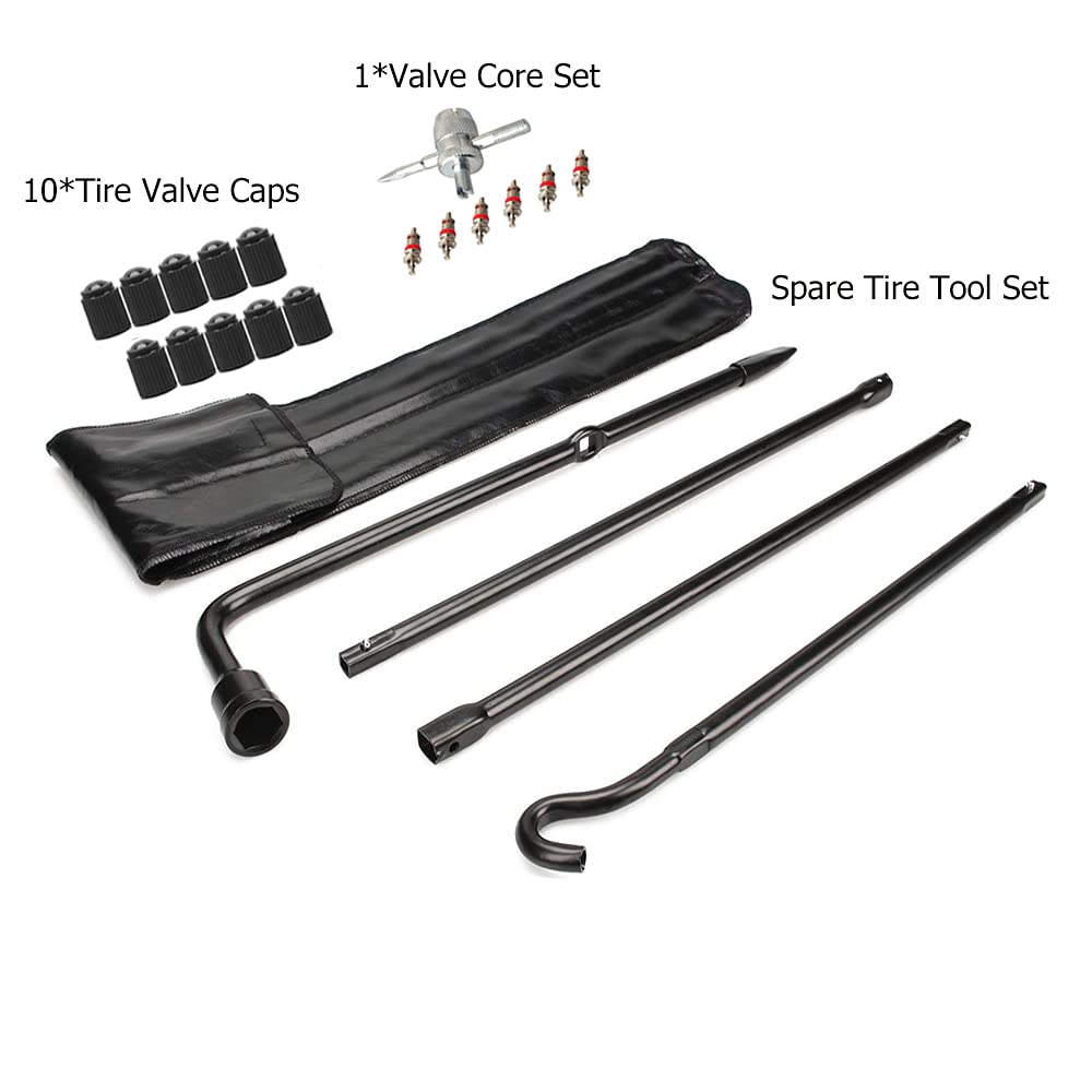 Dr.Roc Spare Tire Kit Spare Tire Tool Compatible With Ford F150 2004 To 2019 And Lincon Mark Lt 2006-2014 Spare Tire Tool Kit Sp