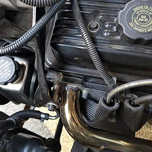 Spark Plug Wire Heat Shield Spark Plug Wire Heat Sleeve Spark Plug Wire Protection 2500 Degree High Temp Heat Tape Protect 8-Pac
