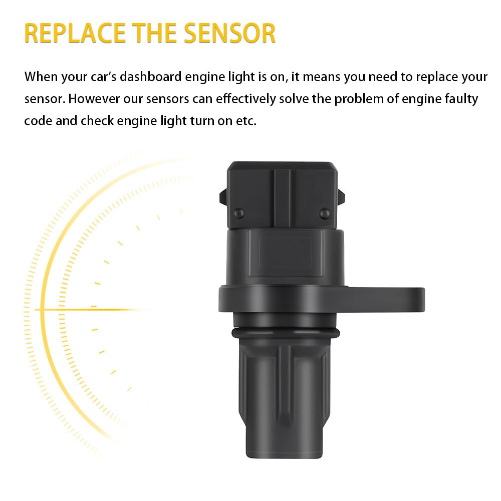 OCPTY Cam Camshaft Position Sensor 3935026900 Fit 2007-2011 for Hyundai Accent 1.6L, 2006-2011 for Kia Rio 1.6L, 2006-2011 for Kia Rio5 1.6L 1800372 Camshaft Sensor