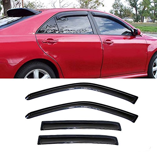 Gldifa Wind Deflector Compatible With Chevy Cruze 2009-2015 Smoke Sun Rain Guards Window Visor 4Pcs 94611