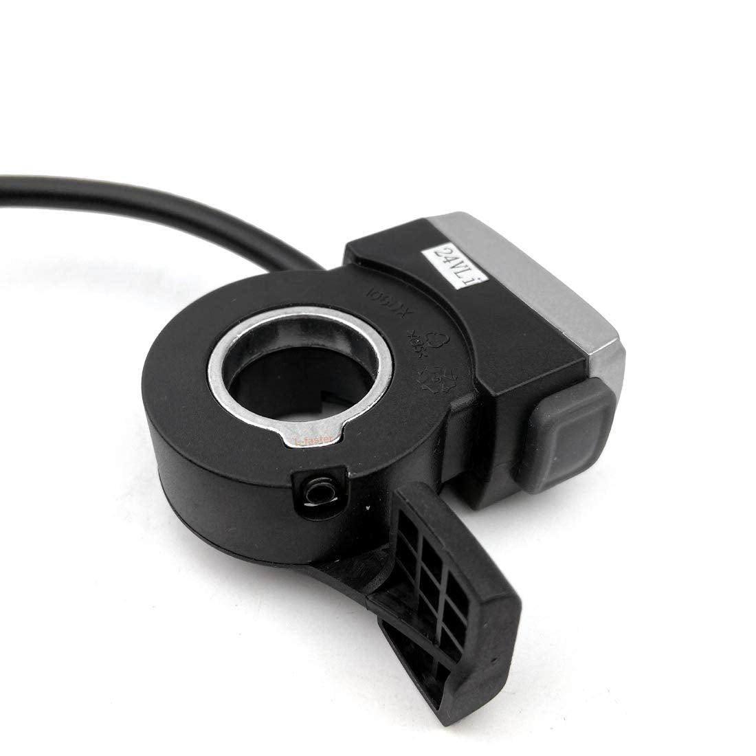 L-Faster 24V/36V/48V Bike Thumb Throttle Wuxing E-Bike Throttle Scooter Accelerator Vehicle Speed Controller (36V)