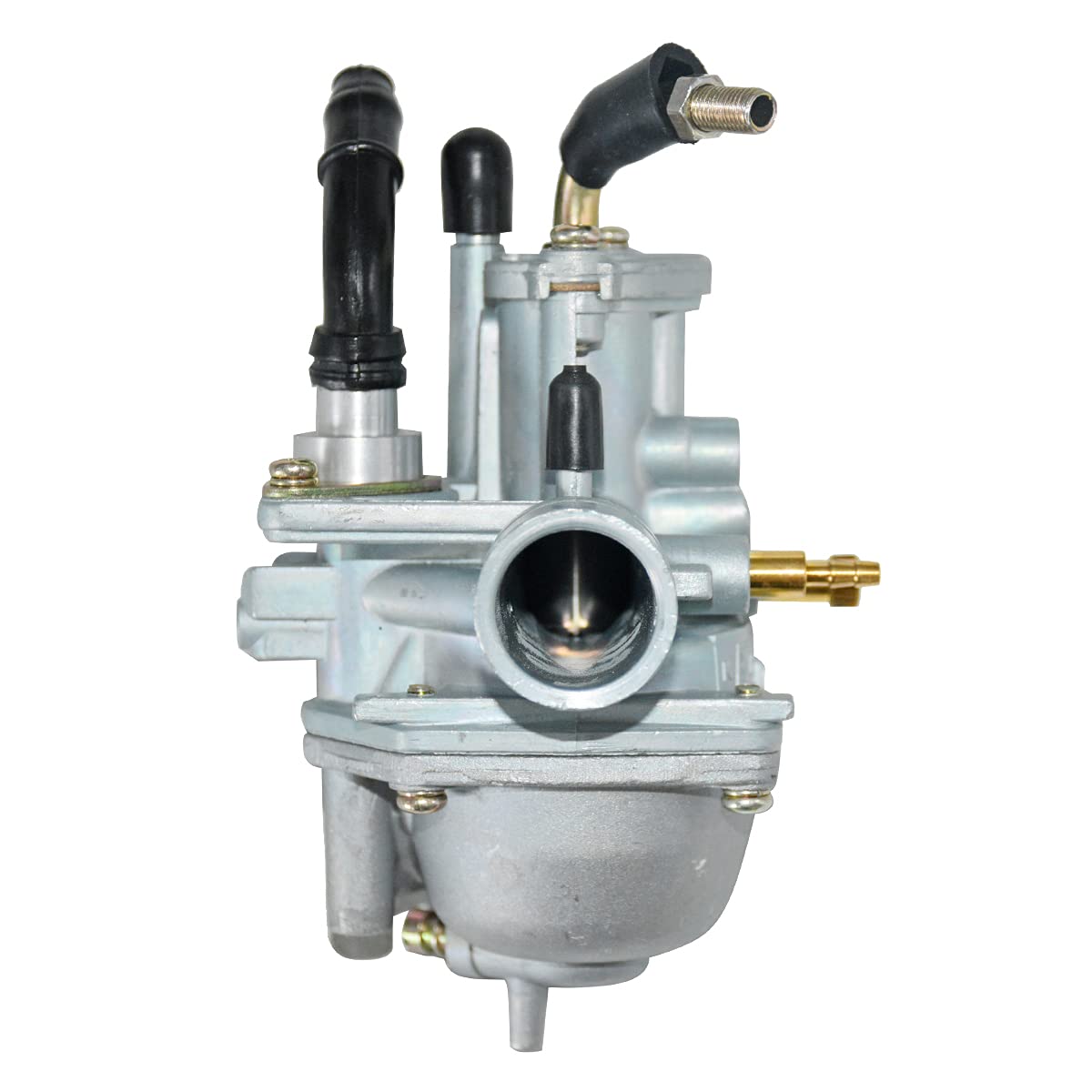 Cylinman Carburetor With Air Filter Box Fit For Polaris Predator 50/90, Scrambler 50/90, Sportsman 90 Manual Choke 90Cc 100Cc Manual Choke Carburetor