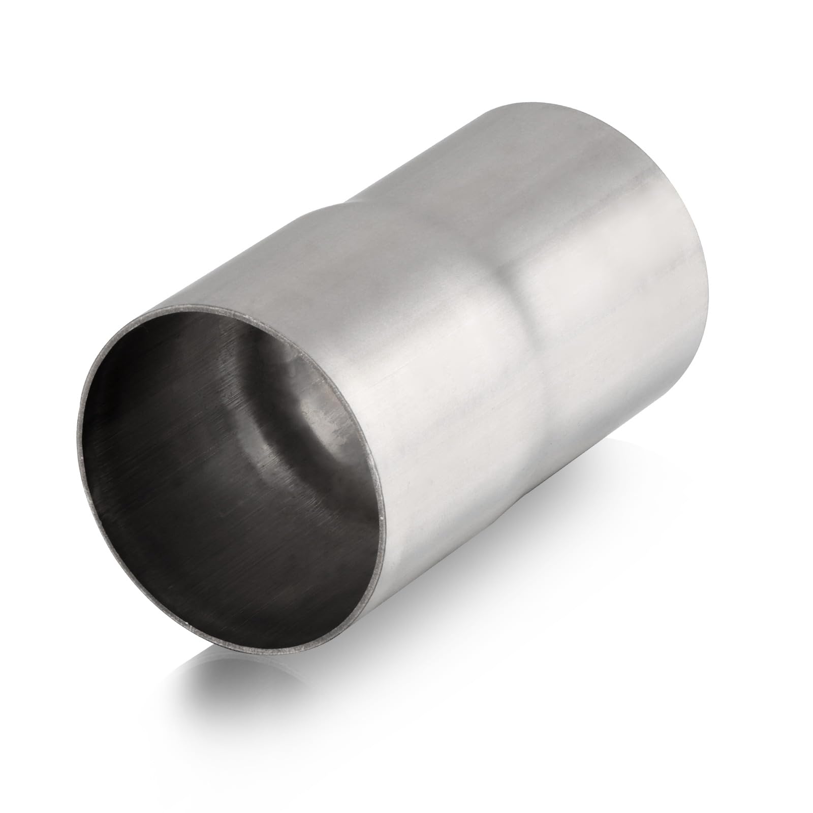 A-KARCK Stainless Steel Exhaust Adapter 2'' ID to 2'' OD, Engine Exhaust Pipe Reducer 3.6'' Overall Length