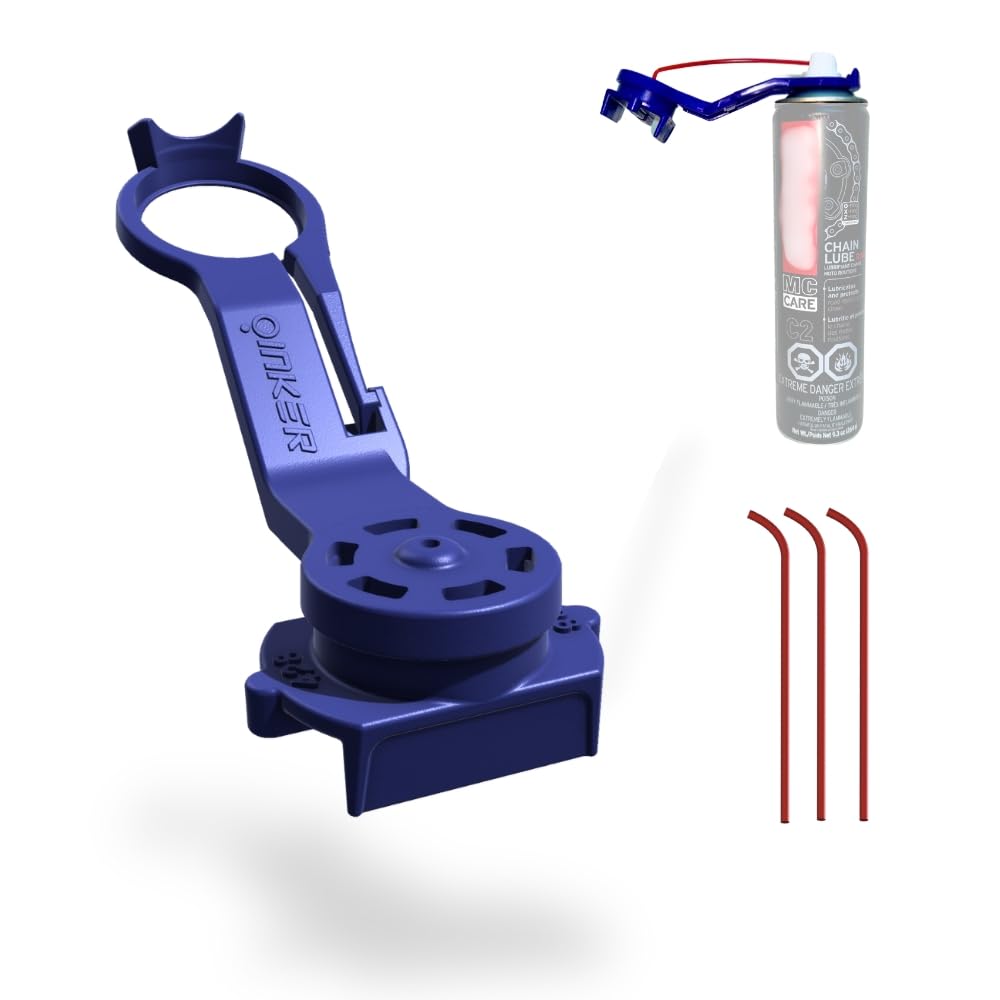 Oinker Motorcycle Chain Lube Applicator | 530 & 630 Chains [Streetbike, Superbike Applicator Tool] Mess-Free Chain Wax, Chain Cl