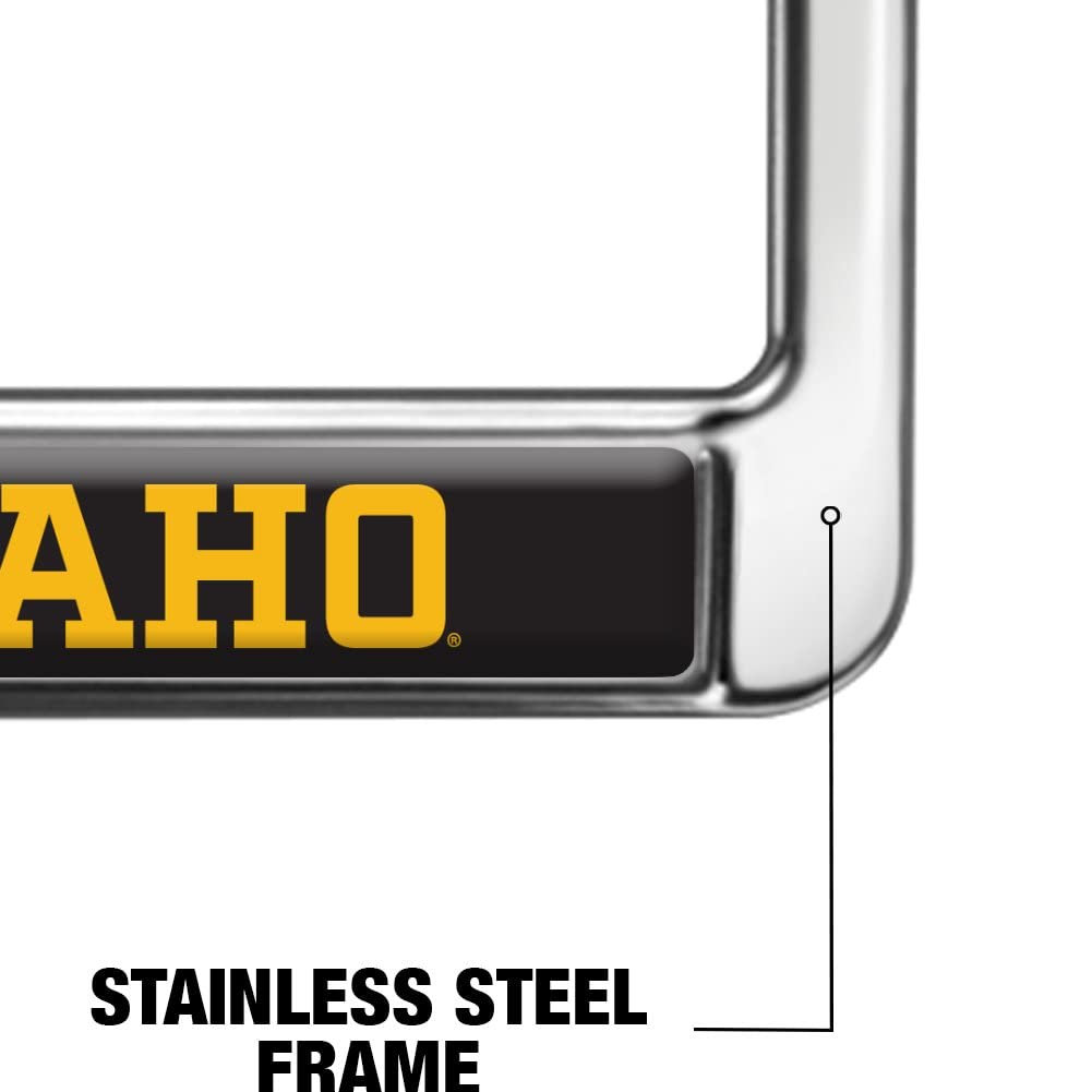 University of Idaho Alumni Logo Full Size Standard License Plate Metal Frame