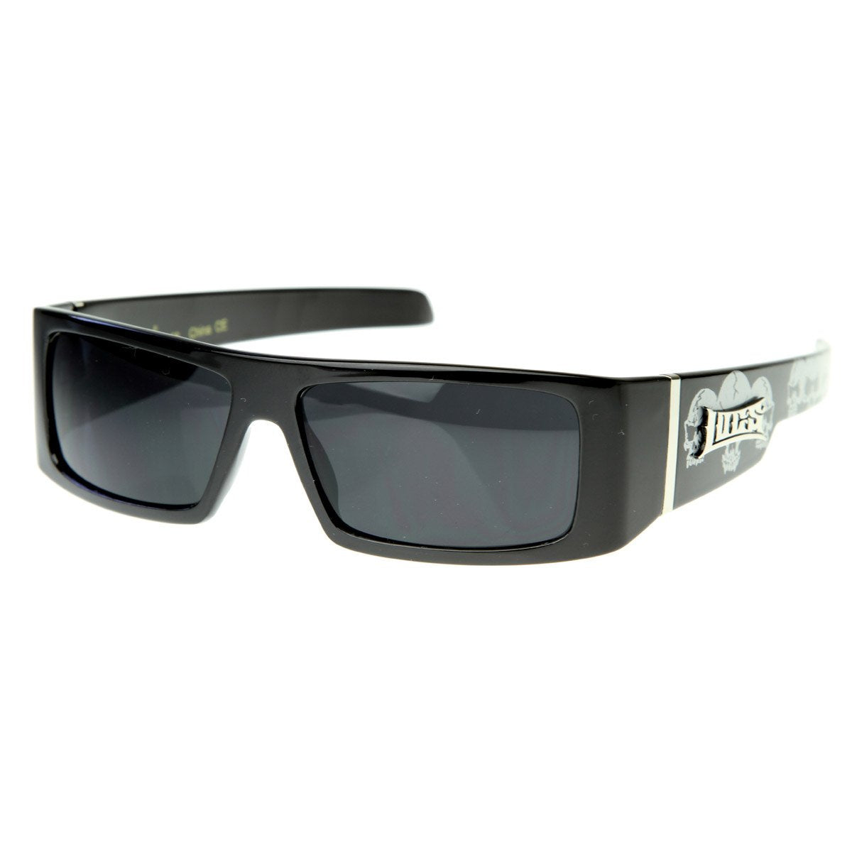 Locs - Official Locs Hardcore Gangsta Shades Square Sports Frame Sunglasses L.