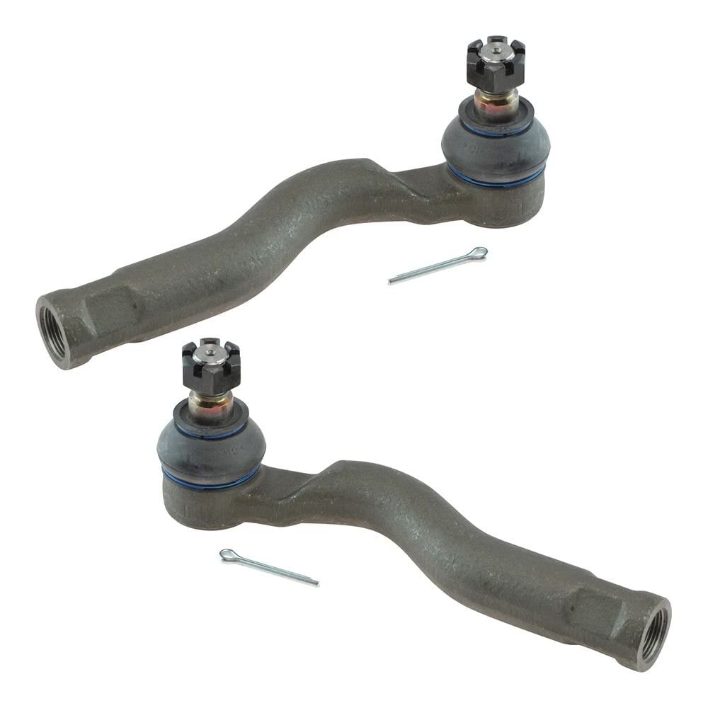 TRQ Front Outer Tie Rod Set Compatible with 2008-2022 Toyota Sequoia 2007-2021 Tundra