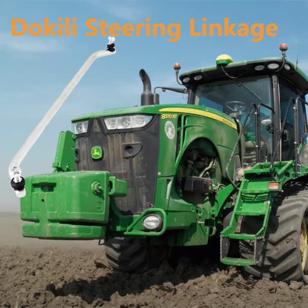 Dokili Tie Rod Steering Linkage for John Deere AM133800 +2pcs 14M7455 Locknuts - Fit for John Deere GT225 GT235 GT235E GT245 GX2