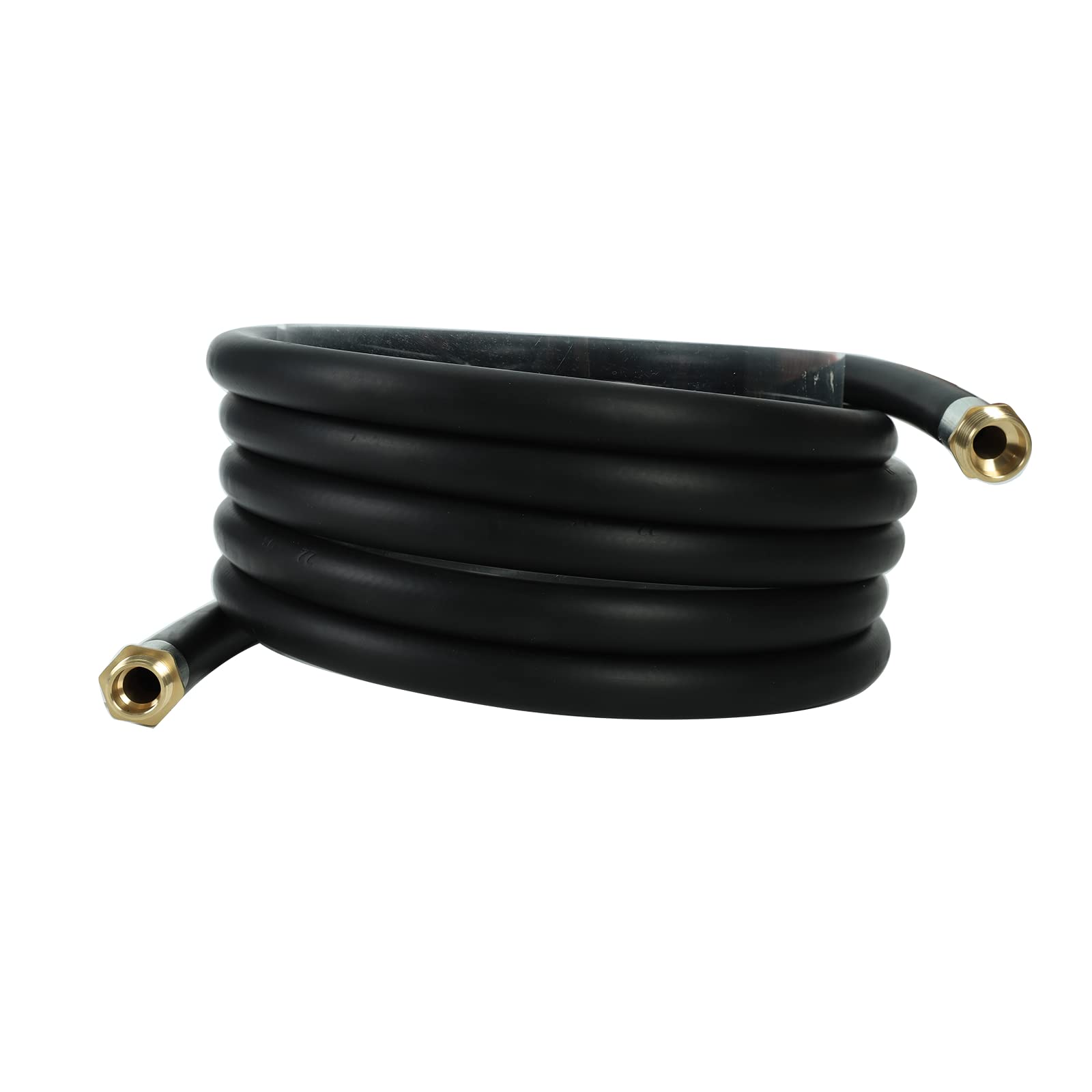 Superfastracing 3/4'' X 20' Fuel Transfer Hose Fluid Oil Pump/Tank Tube Hose Black