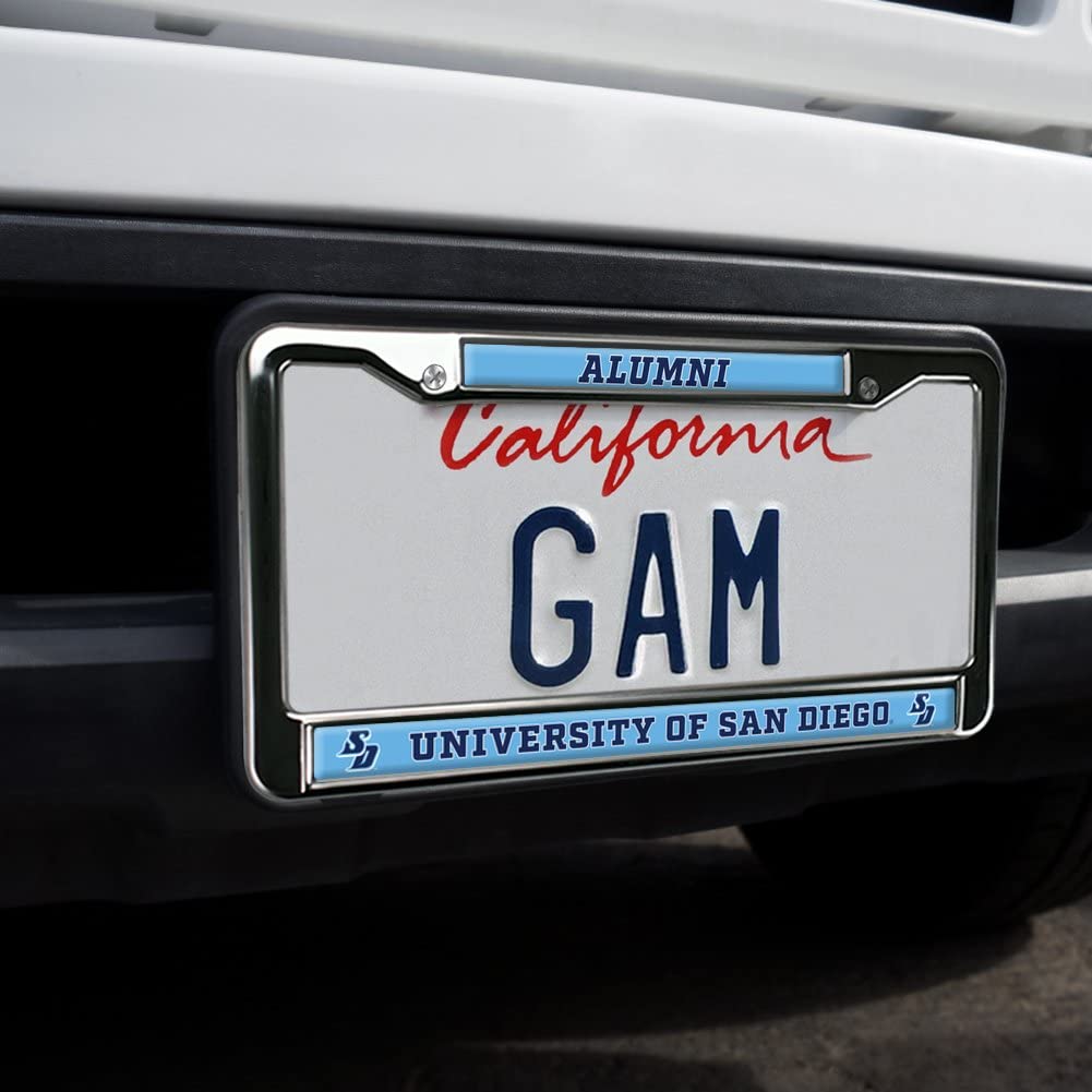 GRAPHICS & MORE Metal License Plate Frame - Full Size, University of San Diego Alumni Design, One Size