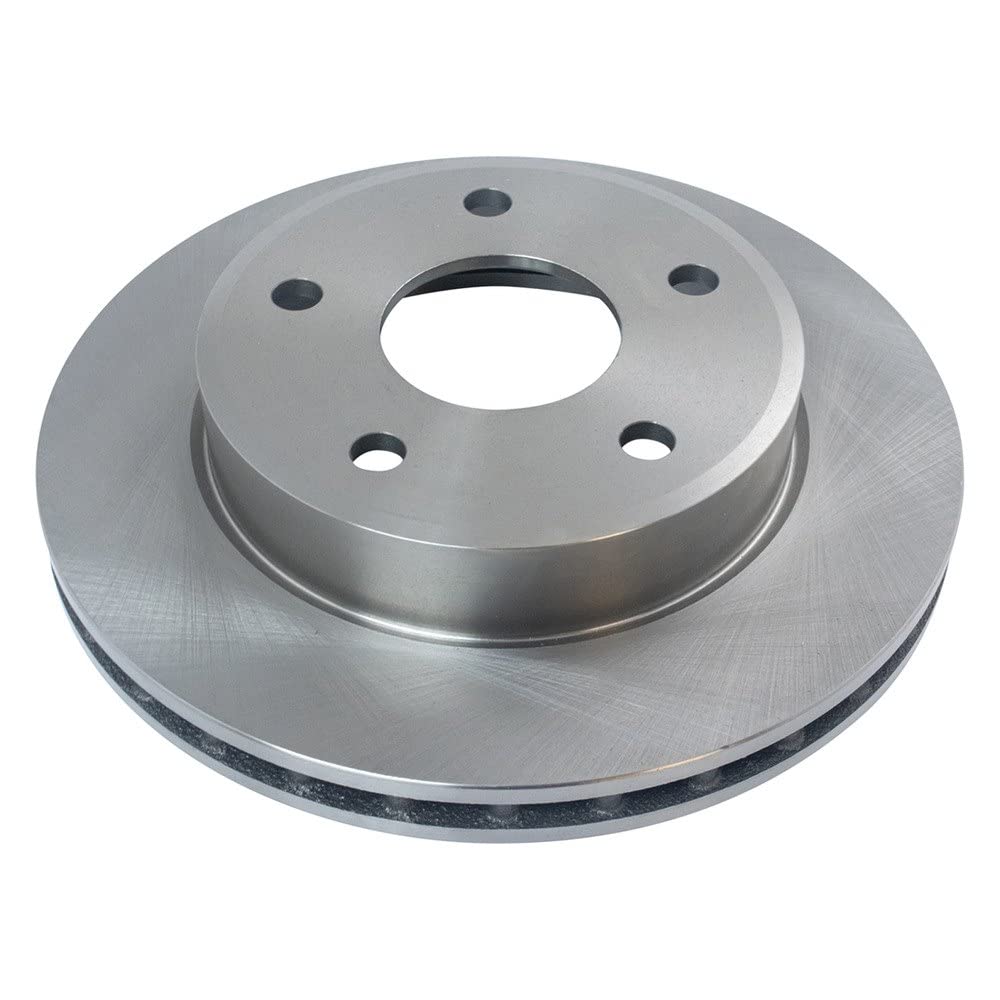 Trq Front Brake Rotors Set Vented Compatible With 2005-2010 Dodge Dakota 2006-2009 Mitsubishi Raider 2011 Ram