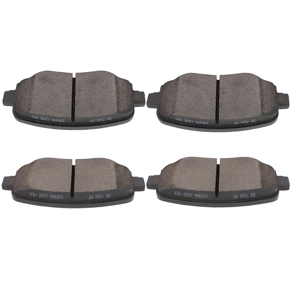 SCITOO Disc Brake Pads Kits D1809-9044 Ceramic Rear Brake Pads Set Fit For Fiat For 500X 2016-2020,For Jeep For Renegade 2015-20