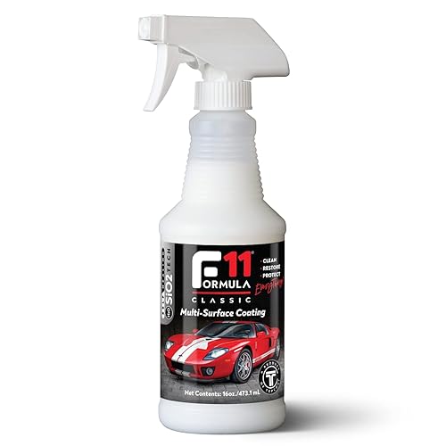 TopCoat F11 Polish & Sealer - Water-Based Ceramic Car Wax - 16 oz Spray Bottle for Cars, Motorcycles, RVs