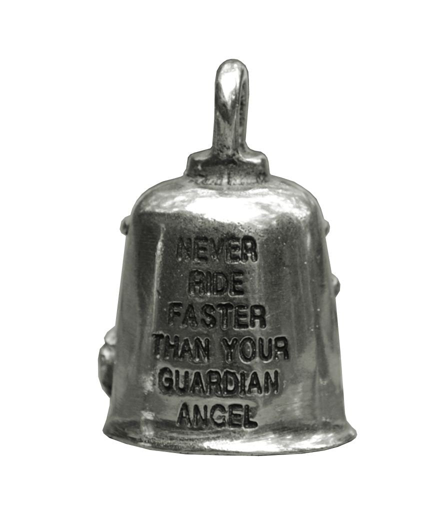 Never Ride Faster Than Your Angel Gremlin Bell