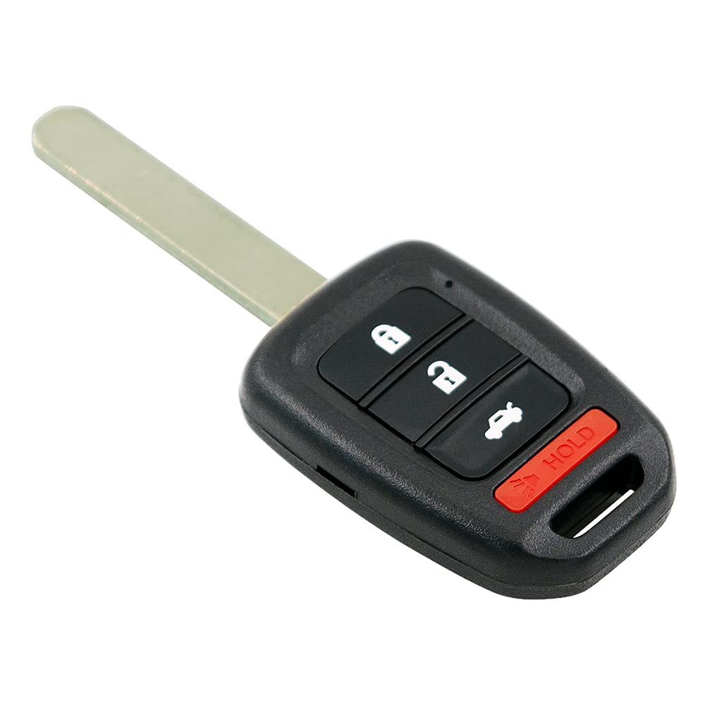 Keyless2Go Replacement for Keyless Entry Remote Car Key Fob for Select Honda Accord & Civic Vehicles