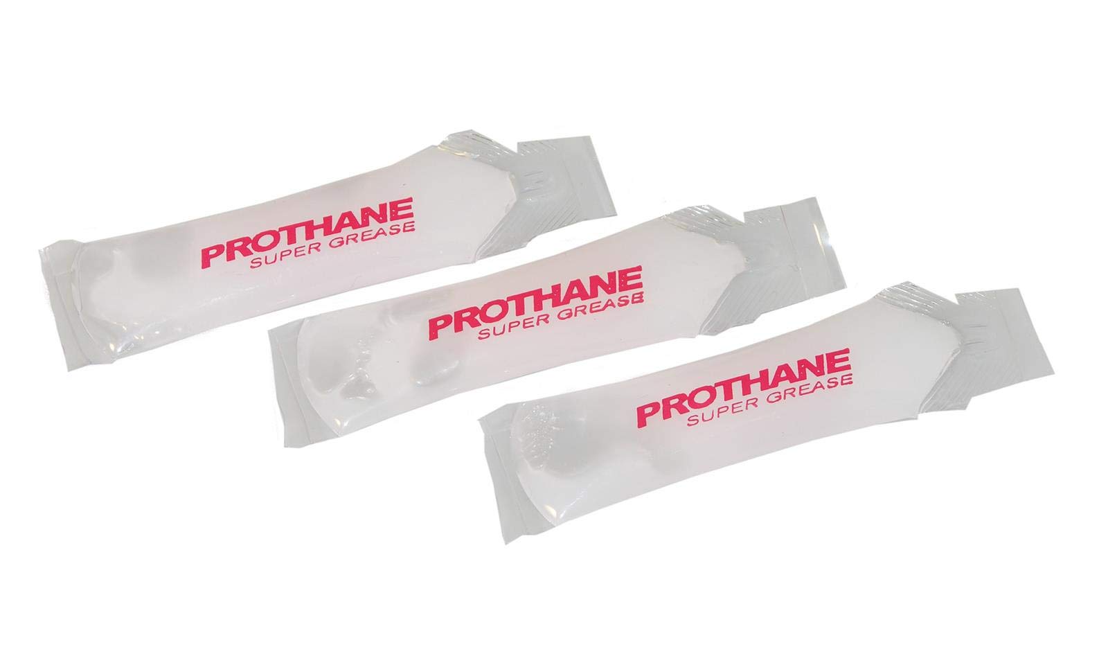 Prothane Grease, Super, Silicone/Ptfe, 1/2 Oz Packet, Polyurethane/Rubber Bushings, Set Of 3, Red (19-1750)