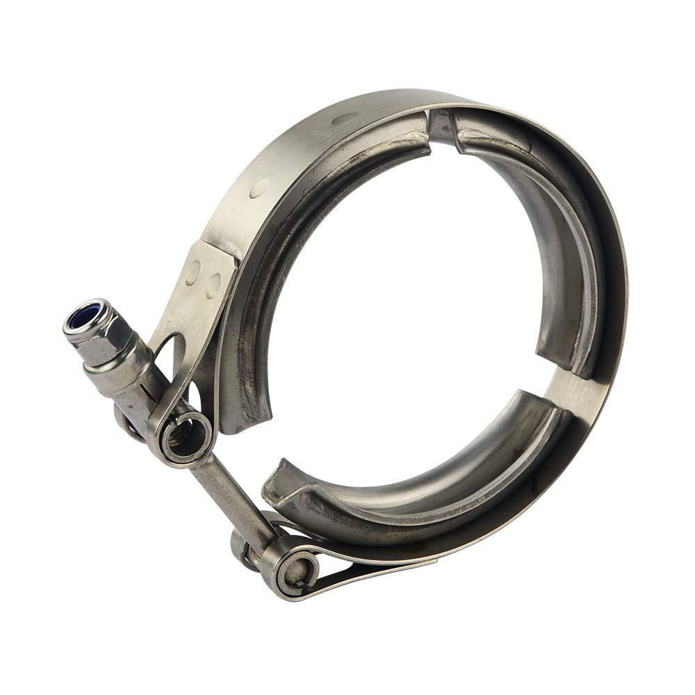PTNHZ Universal Stainless Steel 3.0'' V Band Clamp For Turbo, Downpipes, Exhaust Systems(2.0''/2.5''/2.75''/3.0''/3.25''/3.5''/4