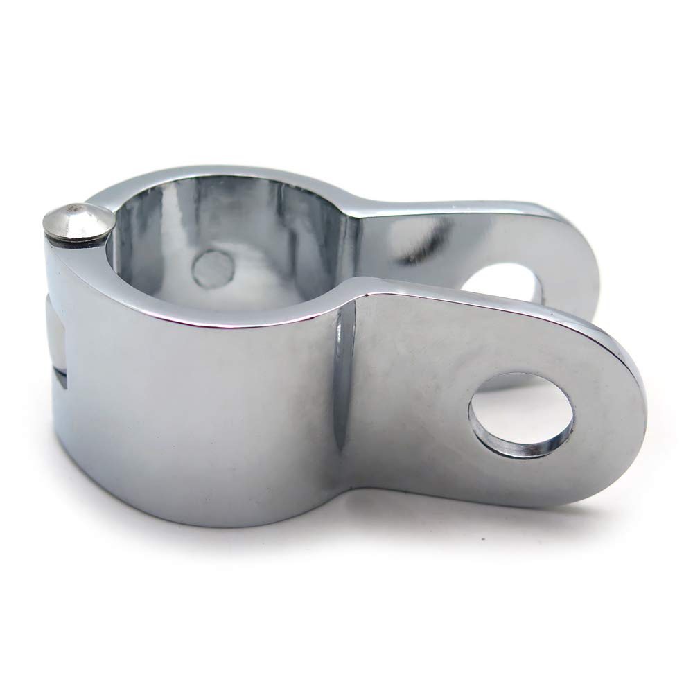 SMT-Chrome 1.25'' 1 1/4''Crash Bar Mount Longhorn Footpeg Clamps Replacement [B017QP796E]