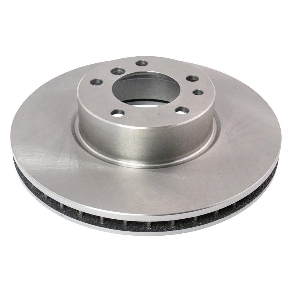 Trq Front Brake Rotors Set Vented Compatible With 1997-2000 Bmw 540I 1995-2001 740I 740Il 1993 850Ci 1994-1995 850Csi 1991-1992