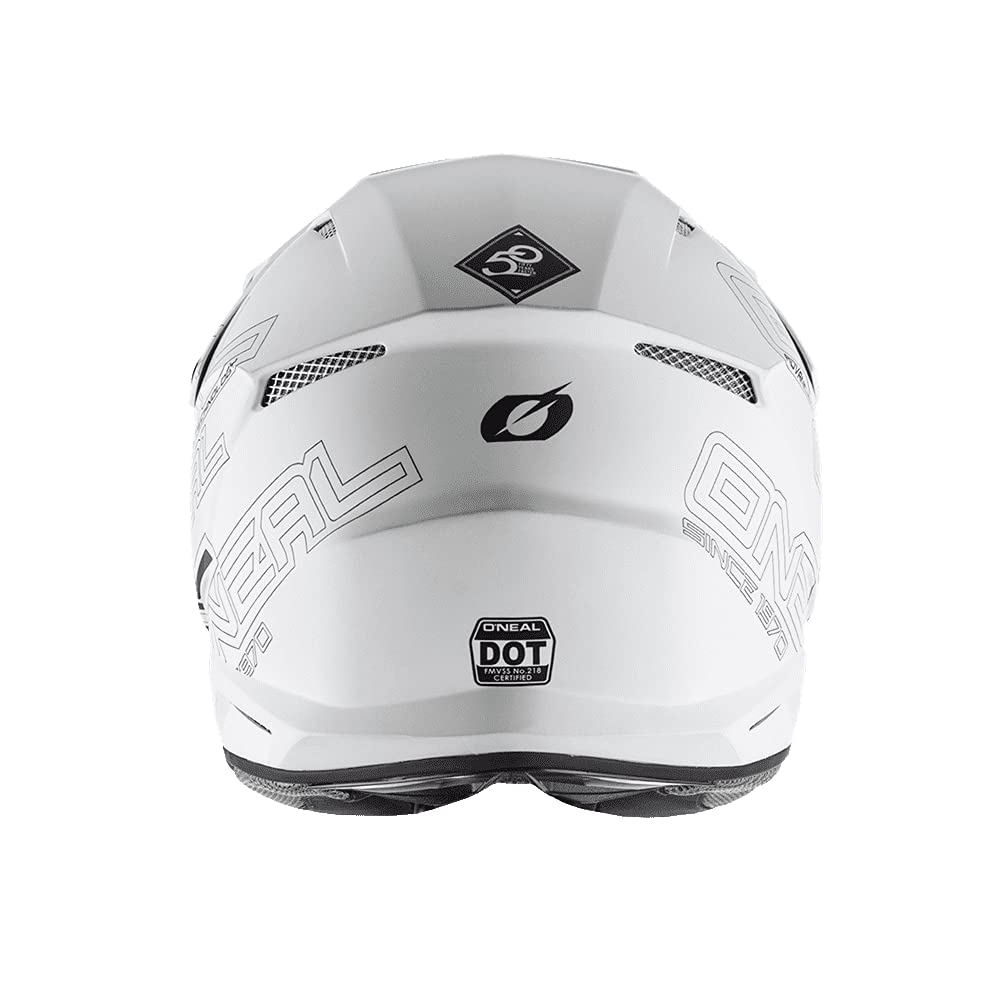 O'Neal - 0627-011 3 Series Unisex-Adult Off-Road Helmet (Flat White, Xs)