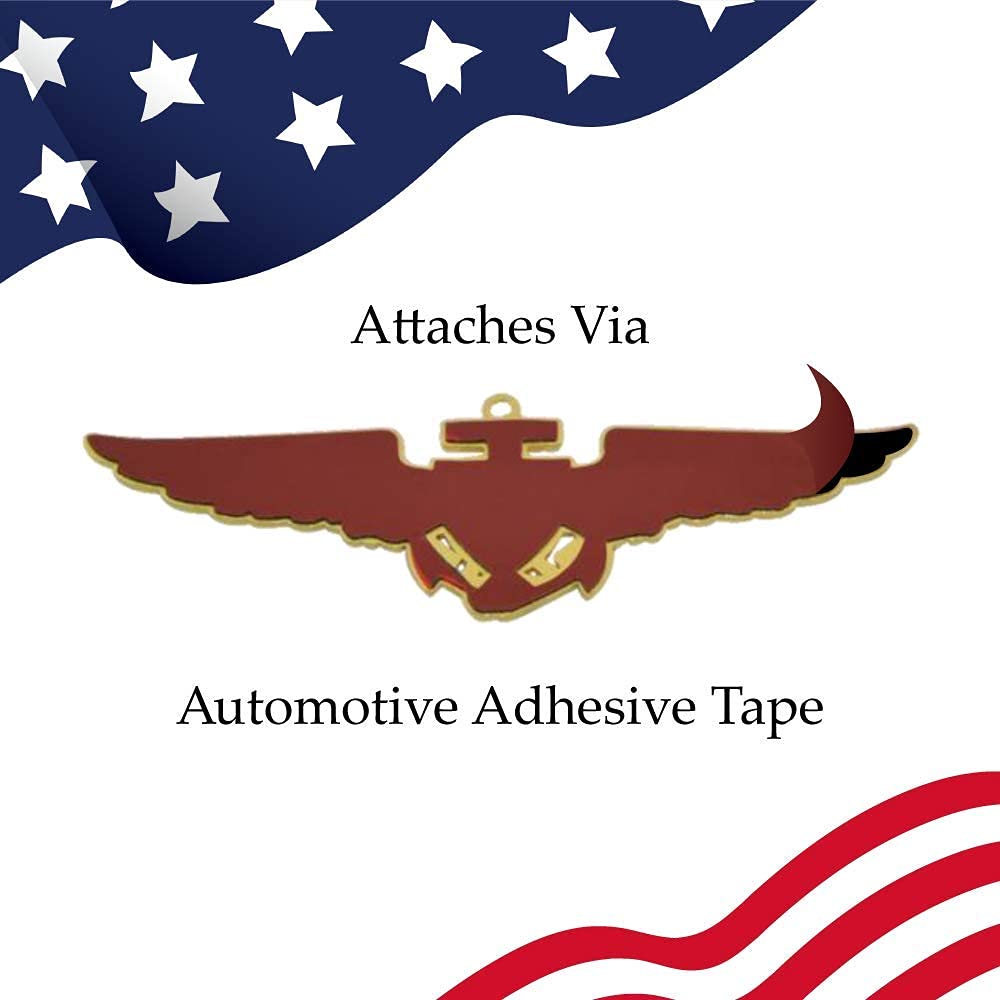 Navy Aviation Ordnanceman Ao Metal Decal Auto Emblem