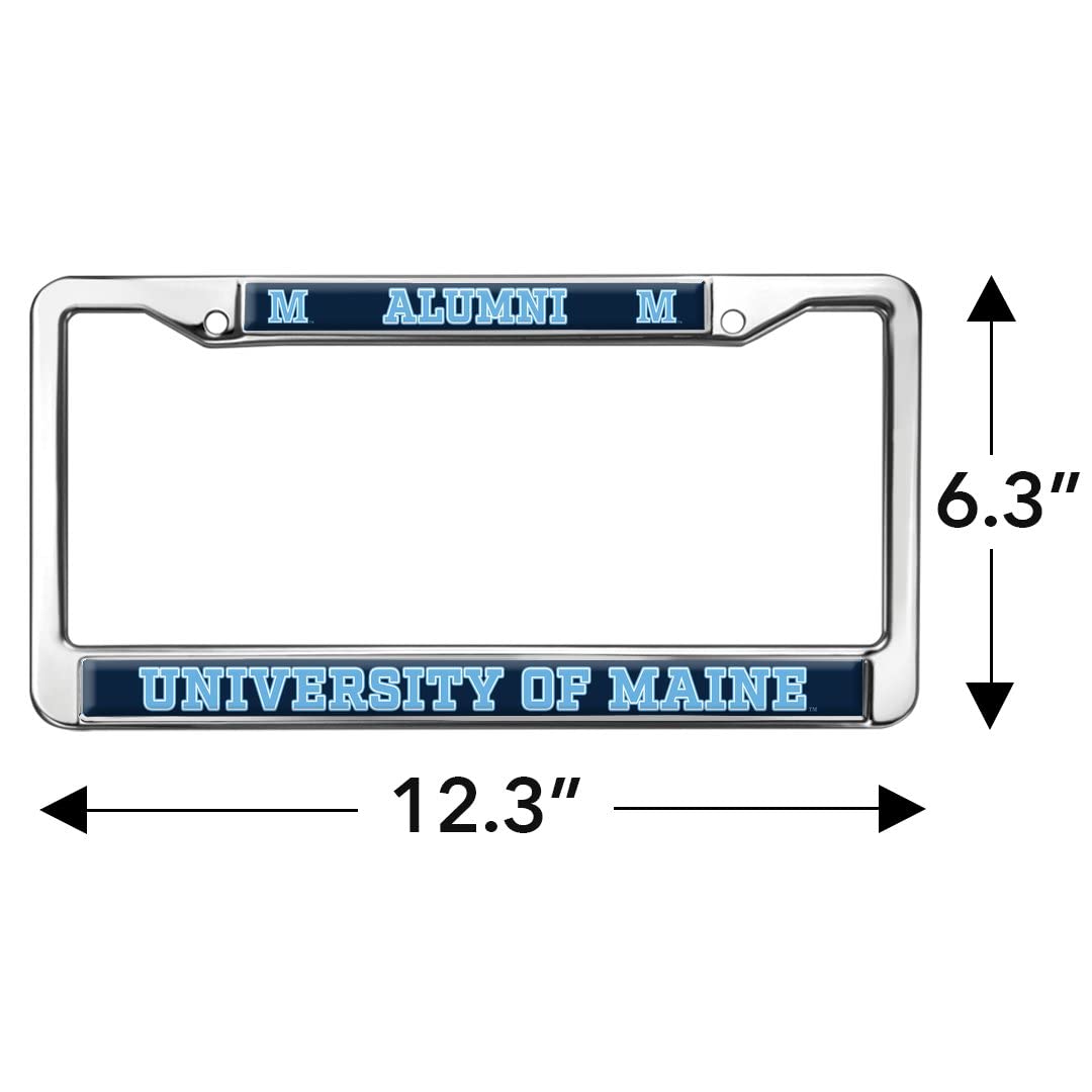 GRAPHICS & MORE Metal License Plate Frame - University of Maine Alumni, Full Size, One Size
