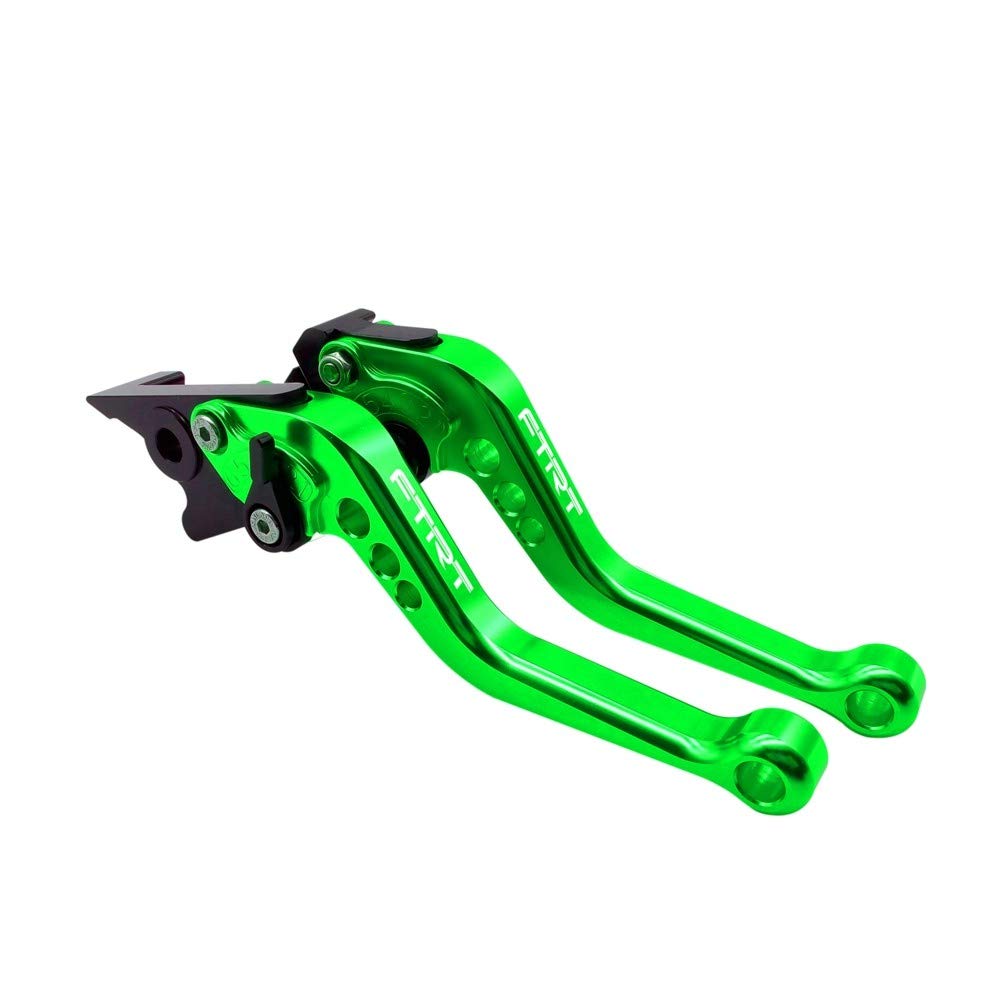 Ftrt Adjustable Short Brake Clutch Levers Compatible With Ninja 650R Er-6F Er-6N 2009-2016/ Ninja 400R 2011/ Versys 650 2009-201